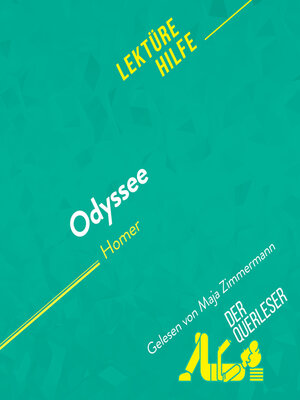cover image of Odyssee von Homer Lektürehilfe